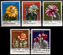 Bulgaria 1980 Mi 2946-2950 Cactuses MNH - Other & Unclassified