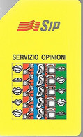 CARTE -ITALIE-Serie Pubblishe Figurate-Catalogue Golden-10000L/30/06/93-Servicio Opinion-Tec -Utilisé-TBE-RARE - Públicas Precursores