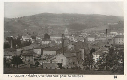 CPA FRANCE 69 "Cours, Vue Générale Prise Du Calvaire" - Cours-la-Ville