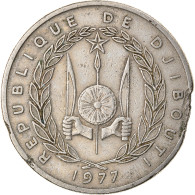 Monnaie, Djibouti, 50 Francs, 1977, Paris, B+, Copper-nickel, KM:25 - Djibouti