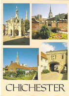 SCENES FROM CHICHESTER, SUSSEX. ENGLAND. UNUSED POSTCARD As6 - Chichester