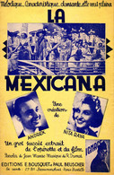 FERNANDEL ANDREX NITA RAYA - DU FILM IGNACE / LA MEXICANA - 1935 - TRES BON ETAT - - Film Music