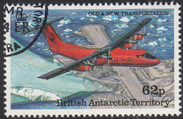 British Antarctic Territory 1994 Used Sc #222 62p DHC-6 Twin Otter - Gebruikt