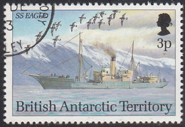 British Antarctic Territory 1993 Used Sc #204 3p SS Eagle Research Ships - Gebruikt