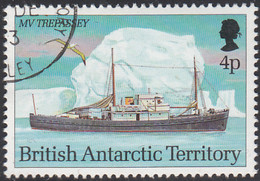 British Antarctic Territory 1993 Used Sc #205 4p MV Trepassey Research Ships - Usati