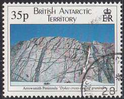 British Antarctic Territory 1995 Used Sc #232 35p Arrowsmith Peninsula - Oblitérés
