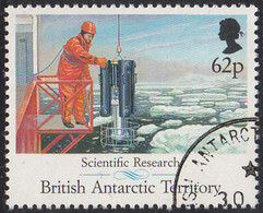 British Antarctic Territory 1991 Used Sc #187 62p Scientific Research - Usati