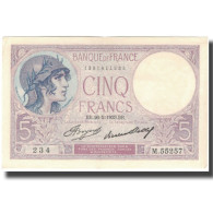 France, 5 Francs, Violet, 1933, 1933-05-26, SPL, Fayette:3.17, KM:72e - 5 F 1917-1940 ''Violet''