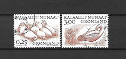GROENLANDIA - 2000 - N. 335/36 - N. 339 USATI (CATALOGO UNIFICATO) - Other & Unclassified