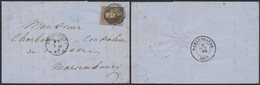 Médaillon - N°10 Touché Sur LAC Obl P96 çàd Philippeville (1862) > Mariembourg - 1858-1862 Medaillen (9/12)