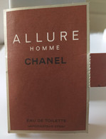 Chanel Allure Homme Sport - Eau De Toilette - 2 Ml Echantillon Parfum Perfume Fragrance - Miniatures Men's Fragrances (in Box)