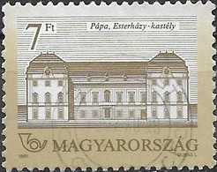 HUNGARY 1991 Castles - 7fo. Esterhazy Castle, Papa FU - Used Stamps