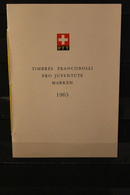 Schweiz 1963, Sammelheft Nr. 59, PTT-Booklet, Pro Juventute; Blumen - Autres & Non Classés
