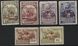 Portugal (03) 1928 "Porte Franco" (Free Postage) Overprints. Mint. - Otros & Sin Clasificación