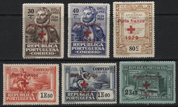 Portugal (06) 1929 "Porte Franco" (Free Postage) Overprints. Mint. - Sonstige & Ohne Zuordnung
