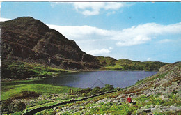 LLYN CWM BYCHAN, NEAR HARLECH, GWYNEDD, WALES.circa 1966 USED POSTCARD Fa8 - Merionethshire