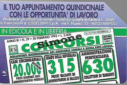 CARTE -ITALIE-Serie Pubblishe Figurate-Catalogue Golden-5000L-EDITIZIONE CONCORSI-N°267-Man -Utilisé-BE-RARE - Openbaar Voorlopers