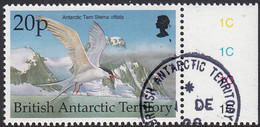British Antarctic Territory 1998 Used Sc #267 20p Antarctic Tern Birds - Oblitérés