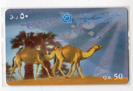 QATAR TELECARTE à BANDE MAGNETIQUE PALMIER CHAMEAU - Qatar