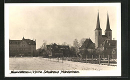 AK Neuendettelsau, Kirche, Schule Und Männerheim - Neuendettelsau