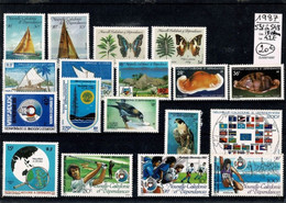 NOUVELLE CALEDONIE 1987 N°531 à N°548 NEUFS** - Komplette Jahrgänge