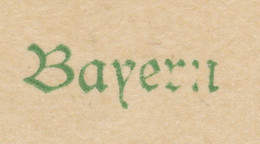 BAYERN ORTSSTEMPEL BAMBERG 1. K2 Und REGENSBURG 2. Bhf. K1 1903 Auf 5 Pf Rauten GA, Mehrfach-ABART - Postal  Stationery