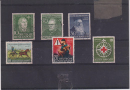 ALLEMAGNE FEDERALE- LOT TP N°36-43-45-47-48-50 OB-TB- 1952 - Sonstige & Ohne Zuordnung