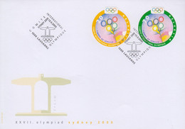 Enveloppe  FDC  1er   Jour   SUISSE   Jeux  Olympiques  De  SYDNEY   2000 - Ete 2000: Sydney