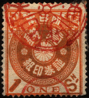 Japan 1888-1898 1 Sen Registration Tax Revenues (2) - Otros & Sin Clasificación