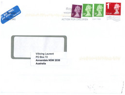 (PP 15) UK Cover Posted To Australia (posted During Europe's COVID-19 3rd Pandemic Wave) 2 Covers As Seen... - Cartas & Documentos