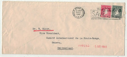 Irlande // Eire // // Lettre Pour Genève (Suisse) Grand Format - Lettres & Documents