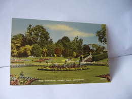 THE GARDENS ABBEY PARK LEICESTER ROYAUME UNI ANGLETERRE LEICESTERSHIRE CPA COLLO COLOUR 4049 V STYLE - Leicester