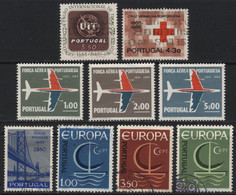 Portugal (31) 1965 - 1966. 9 Different Stamps. Mint And Used. - Autres & Non Classés