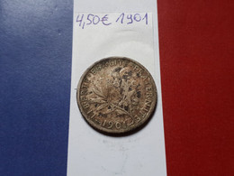 FRANCE 1 FRANC 1901 ARGENT - 1 Franc