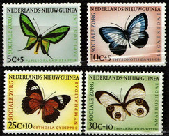 Netherlands New Guinea 1960 Mi 63-66 Butterflies - MNH - Nederlands Nieuw-Guinea