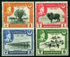 Pakistan Bahawalpur 1949 Mi 22-25 Silver Jubilee Of Sadiq Mohammad Khan V - MH - Bahawalpur