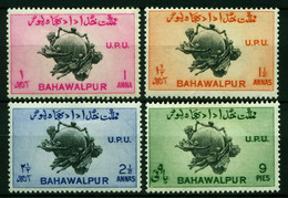 Pakistan Bahawalpur 1949 Mi 26A-29A MH UPU - Bahawalpur