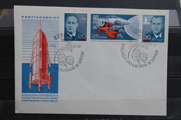 DDR; 1965, Besuch Der Kosmonauten, MiNr. 1138-40, FDC - Autres & Non Classés