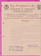 262116 / Germany 1914 Berlin - Paul Stabernack & Co. Spezialfabrik Für Ladeneinbauten , Geschäftseinrichtungen - Petits Métiers