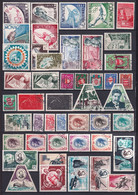 MONACO - 1953/1955 - BELLE SELECTION TIMBRES OBLITERES - COTE YVERT = 75 EUR. - Collections, Lots & Series