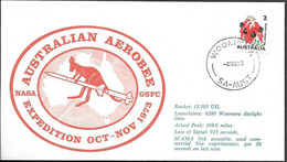 Australia Space Cover 1973. Aerobee Rocket Launch Woomera - Océanie