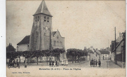 DEPT 95 / MOISSELLES - PLACE DE L'EGLISE - Moisselles