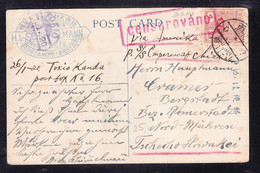 JAP1-51 OPEN LETTER FROM JAPAN TO CZHEKOSLOVAKIA WITH THE CENZURA MARK. - Storia Postale