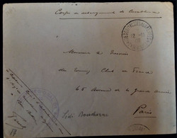 1060 MARRUECOS MAROKKO MOROCCO MAROC 1909 CORPS DU DEBARQUEMENT DE CASABLANCA SIDI - Briefe U. Dokumente