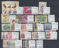 5012 Czechoslovakia Tschechoslowakia Set Of Different Stamps Birds Fauna Railway Etc - Andere & Zonder Classificatie