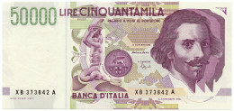 50000 LIRE GIAN LORENZO BERNINI II TIPO SERIE SOSTITUTIVA XB 29/01/1996 FDS-/FDS - Autres & Non Classés