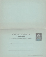 NOUVELLE-CALEDONIE    ENTIER POSTAL/GANZSACHE/POSTAL STATIONARY  CARTE AVEC REPONSE - Entiers Postaux