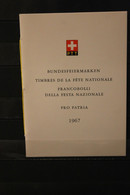 Schweiz 1967, PTT- Sammelheft  Nr. 81, Pro Patria 1967, ESST - Autres & Non Classés