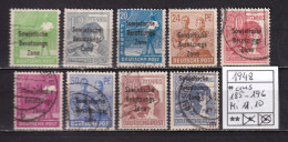 SBZ 1948 Mi Aus 185 - 196, 201A */gest. (ANr.88) - Gebraucht