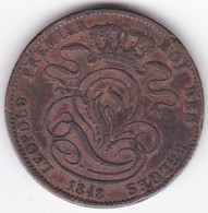 Belgique . 5 Centimes 1848 . Leopold Premier - 5 Centimes